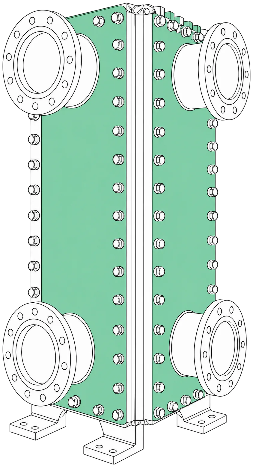 Welded Bloc Heat Exchanger